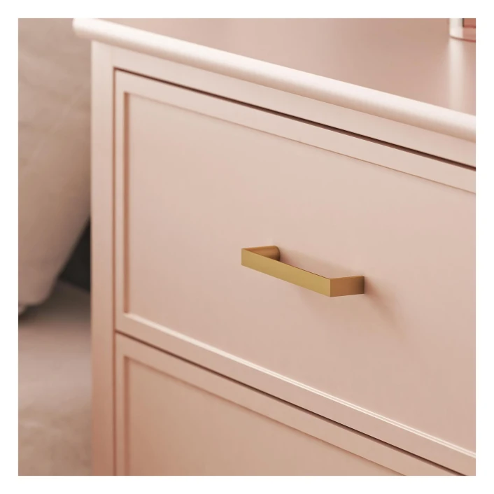 Westerleigh Kommode M. 6 Skuffer - Rosa 6 Westerleigh Kommode M. 6 Skuffer - Rosa - Bilde 6