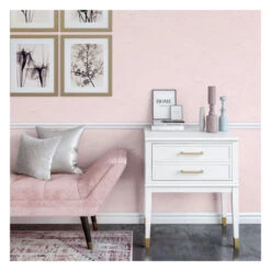 Westerleigh Nattbord - Hvit -UNOLIVING Butikk westerleigh sengebord hvid sengebord NT01392 6 891f