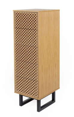 Woodman Camden Kommode - Eg/Diamond Print -UNOLIVING Butikk woodman camden kommode egdiamond print kommoder WM00236 8 a751