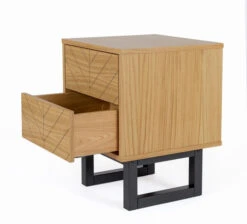 Woodman Camden Sengebord - Herringbone -UNOLIVING Butikk woodman camden sengebord herringbone sengeborde WM00230 5 15be