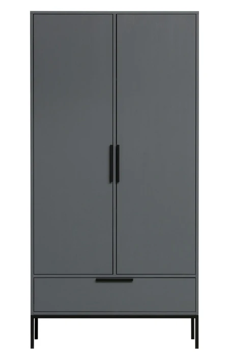 Woood Adam Garderobeskab - Grå 1 Woood Adam Garderobeskab - Grå