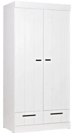 Woood - Connect Garderobeskap - Hvit 9 Woood - Connect Garderobeskap - Hvit -UNOLIVING Butikk woood connect garderobeskab hvid garderobeskabe EE00434 1 9914