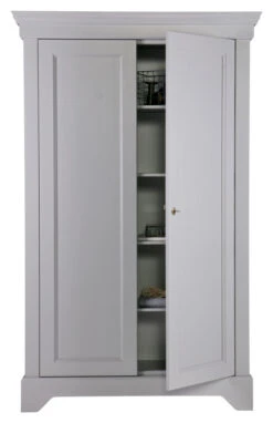 WOOOD Isabel Skap 191x118 - Grå -UNOLIVING Butikk woood isabel skab 191x118 graa EE00801 3 dad7