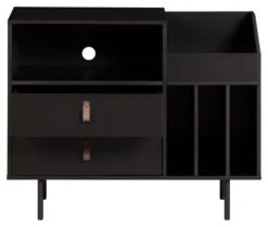 WOOOD Jackson Plateskap - Svart -UNOLIVING Butikk woood jackson pladeskab sort EE03077 5 2180