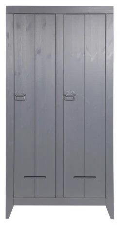 WOOOD Kluis Skap 190x95 - Grå