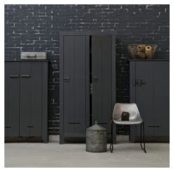 WOOOD Kluis Skap 190x95 - Grå 18 WOOOD Kluis Skap 190x95 - Grå -UNOLIVING Butikk woood kluis skab 190x95 graa EE00724 9 7aad