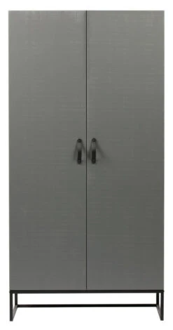 Woood Morris Klesskap - Furu Grå