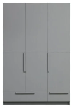 WOOOD Pure Garderobeskap 215x142x60 - Grå