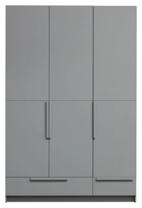 WOOOD Pure Garderobeskap 215x142x60 - Grå 1 WOOOD Pure Garderobeskap 215x142x60 - Grå