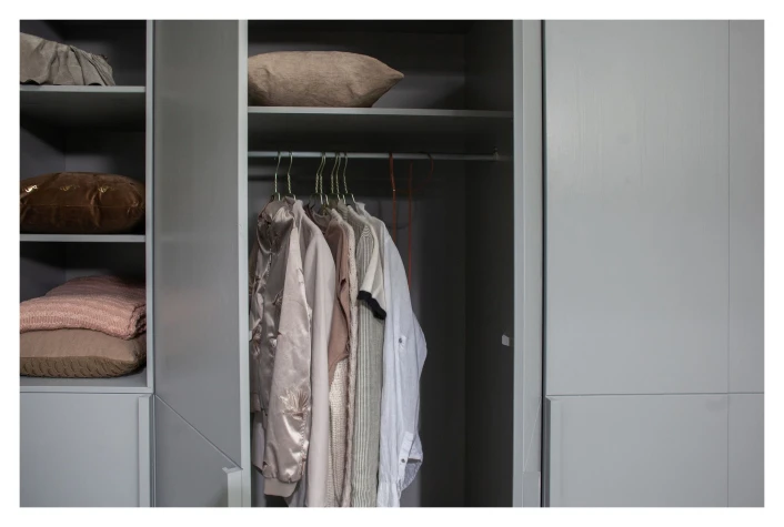 WOOOD Pure Garderobeskap 215x142x60 - Grå 6 WOOOD Pure Garderobeskap 215x142x60 - Grå - Bilde 6