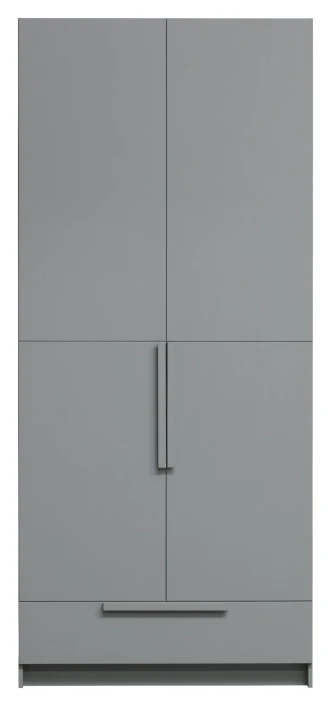 WOOOD Pure Garderobeskap 215x95x60 - Grå 1 WOOOD Pure Garderobeskap 215x95x60 - Grå