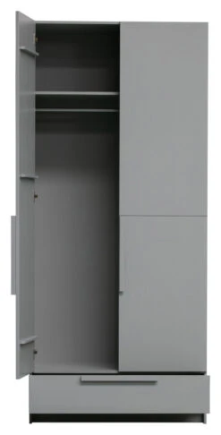 WOOOD Pure Garderobeskap 215x95x60 - Grå 11 WOOOD Pure Garderobeskap 215x95x60 - Grå -UNOLIVING Butikk woood pure garderobeskab 215x95x60 graa EE03641 5 9eea