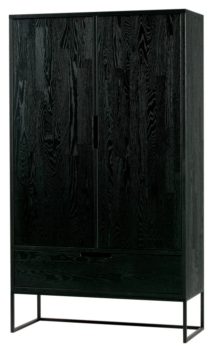 WOOOD Silas Skap 149x85 - Ask/blacknight 2 WOOOD Silas Skap 149x85 - Ask/blacknight - Bilde 2