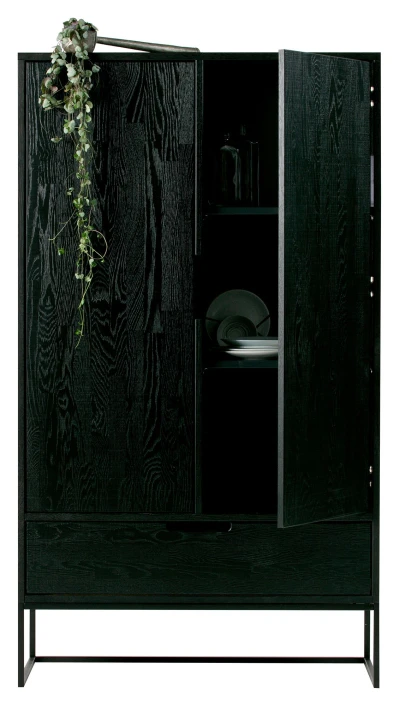 WOOOD Silas Skap 149x85 - Ask/blacknight 4 WOOOD Silas Skap 149x85 - Ask/blacknight - Bilde 4