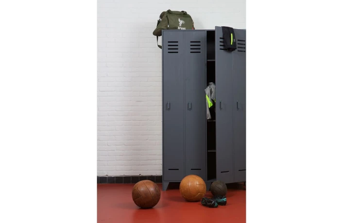 Woood - Stijn Garderobeskap - Stålgrå 2 Woood - Stijn Garderobeskap - Stålgrå - Bilde 2