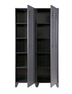 Woood - Stijn Garderobeskap - Stålgrå 11 Woood - Stijn Garderobeskap - Stålgrå -UNOLIVING Butikk woood stijn garderobeskab staalgraa garderobeskabe EE00574 4 16ff