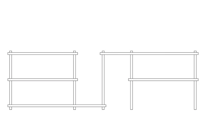 WOUD - Elevate Reolsystem Eik - #10 2 WOUD - Elevate Reolsystem Eik - #10 - Bilde 2