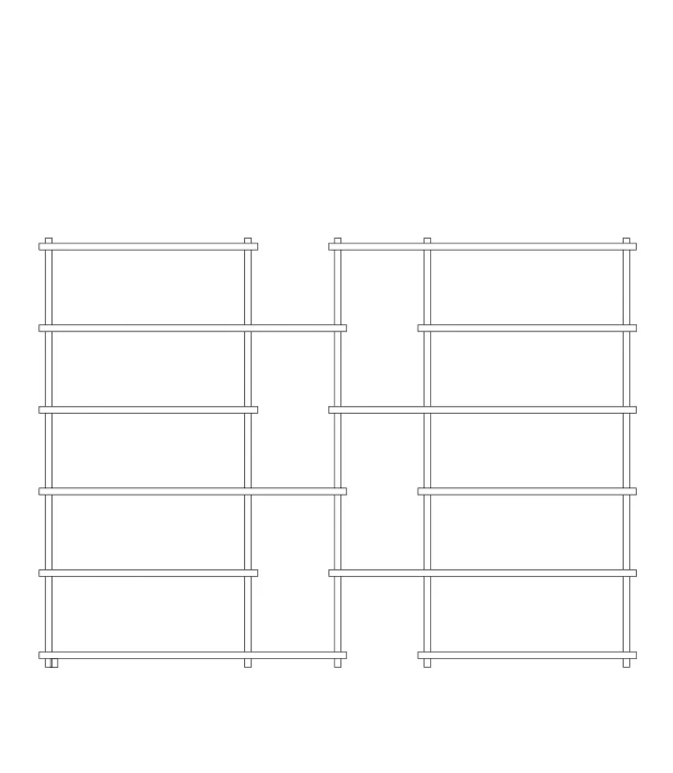 WOUD - Elevate Reolsystem Eik - #12 2 WOUD - Elevate Reolsystem Eik - #12 - Bilde 2