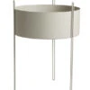 WOUD - Pidestall Flowerpot Large - Grå