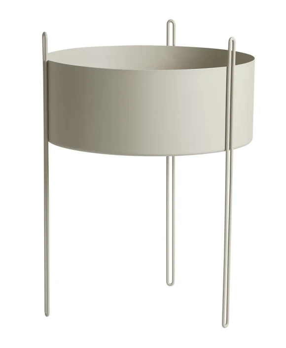 WOUD - Pidestall Flowerpot Large - Grå 1 WOUD - Pidestall Flowerpot Large - Grå