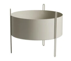 WOUD - Pidestall Flowerpot Medium - Grå