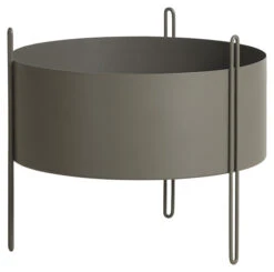 WOUD - Pidestall Planter M, Brun