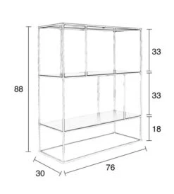 Zuiver - Son Reol - Grå -UNOLIVING Butikk zuiver son reol graa reoler ZU01037 8 d53c